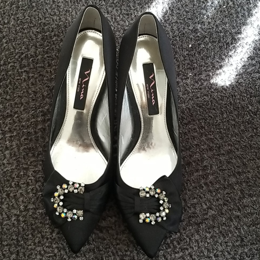 Women's Nina Satin Dress Shoes size 7.5